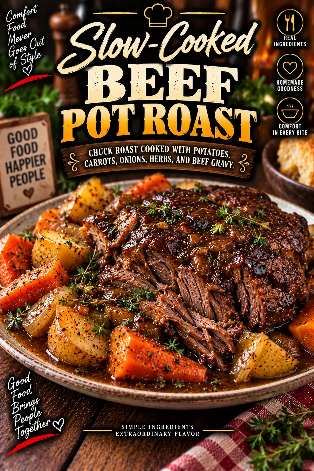 Slow-Cooked Beef Pot Roast