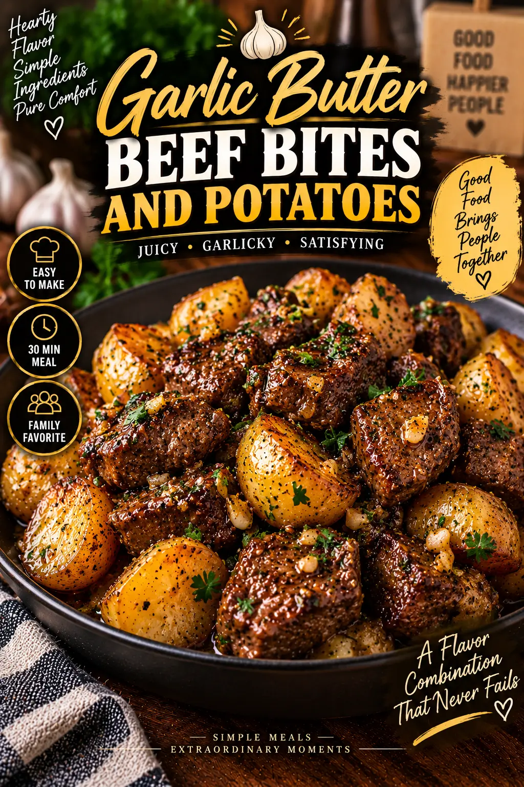 Garlic Butter Steak Bites