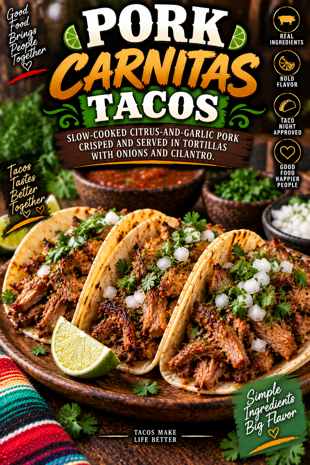 Pork Carnitas Tacos