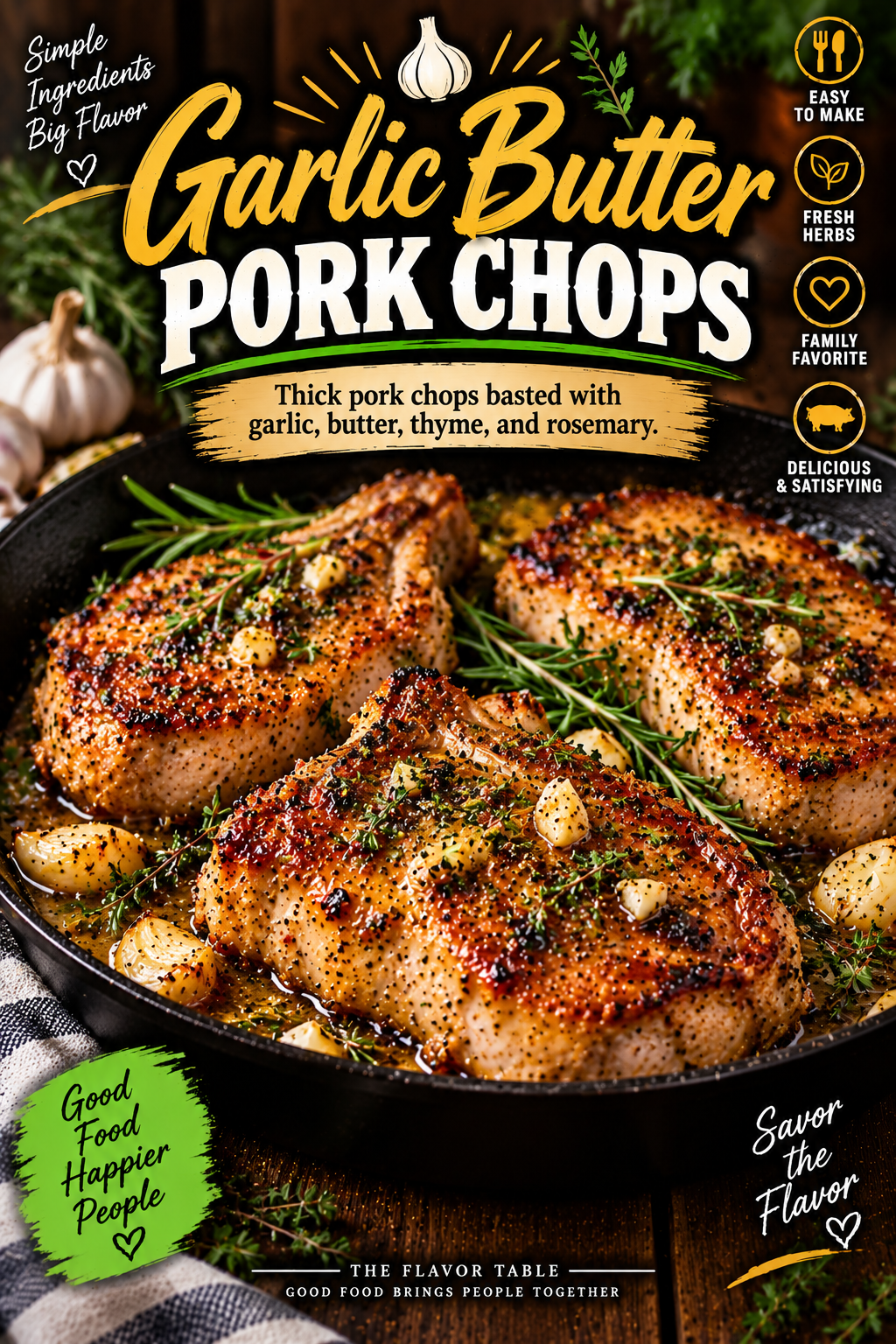 Garlic Butter Pork Chops