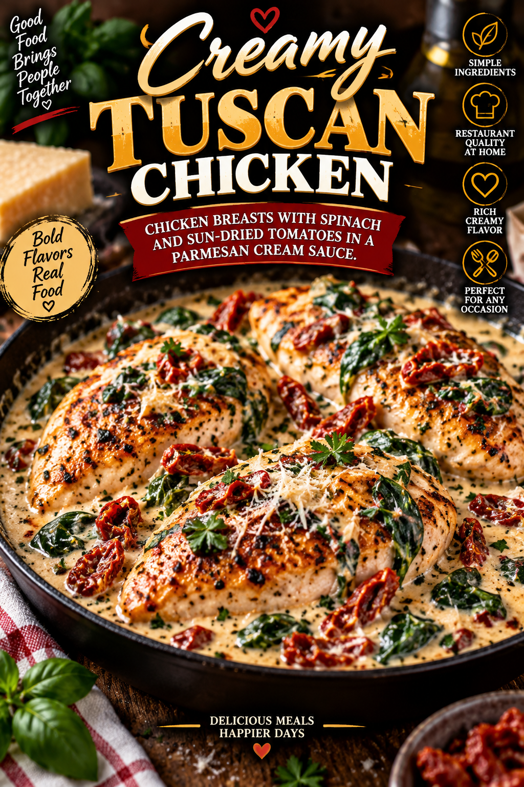 Creamy Tuscan Chicken